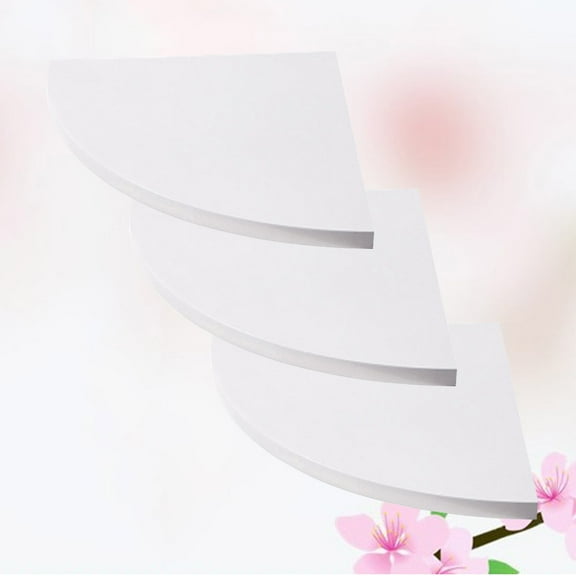 HOMEMAXS  3 PCS/Set Corner Shelves Floating Rack Shelf Small Size Composite Board