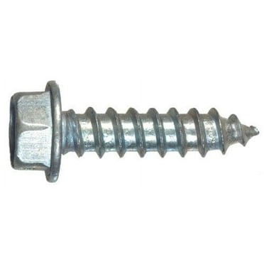 Hillman Sheet Metal Screws No. 10 X 1 " Hex Head/Slotted Hex Head Box 100