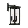 thumbnail image 5 of 3 Light Outdoor Wall Lantern In Transitional Style-16.25 Inches Tall And 10 Inches Wide-Black Finish Capital Lighting 946631Bk, 5 of 8