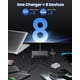 thumbnail image 4 of Bloque de carga LanLuk 200 W USB C GaN III 8 puertos + PD 65 W, 4 of 8