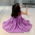 thumbnail image 6 of URMAGIC Summer Toddler Kids Baby Girls Cotton Strap Sundress Princess Dress,1-6Y, 6 of 6