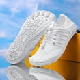 thumbnail image 4 of ChiVerve Hiking Barefoot Shoes for Women Men Breathable & Non-Slip Athletic Footwear Wide Toe Water Shoes, Designed for Walking & Running & Swimming | White, 4 Men, 4 of 6