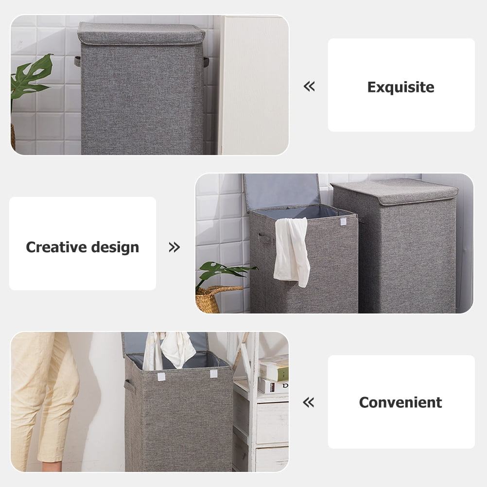 Masteelf  Baby Woven Small Space Laundry Hamper Large Capacity Basket