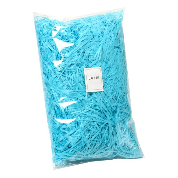 10/50/100g colorido triturado arrugado Lafite papel rafia relleno DIY boda fiesta regalo caja caramelo Material embalaje relleno Tan Jianjun unisex