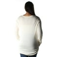 thumbnail image 2 of Lauren Ralph Lauren Womens Silk Hi-Low Hem V-Neck Sweater, 2 of 2