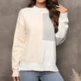 thumbnail image 2 of Gibobby Sudadera de mujer Sudaderas de moda de gran tamaño para mujer con cuello alto de manga larga trajes de otoño 2023(B,M), 2 of 4