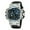 Black Silver, variant on Waterproof Astronaut Creative Dial Dual Display Digital Wristwatch LED Sport Men Chronograph