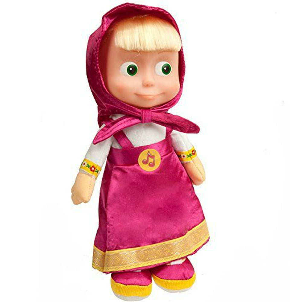 Soft Toy Masha Sings And Talks11 Inches Masha And The Bear Toys Masha Y El Oso Russian Doll 