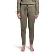 thumbnail image 2 of Hello Mello CuddleBlend Joggers Loose Drawstring Buttery Soft Lounge Pants, Morning Matcha Large (Women's), 2 of 7