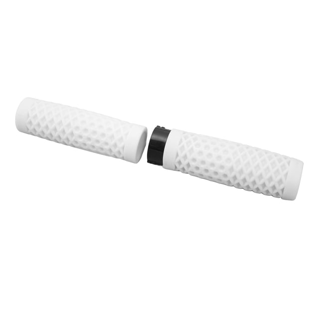 Motorcycle Handle Grip, Easy Control Anti Slip Throttle Twist Handle Comfortable 25mm Soft For Upgrade Yellow,White,Black,Blue,Red