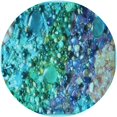 thumbnail image 1 of Ahgly Company Tapis de Zone Rond Lavable en Machine Turquoise Vert, 3 Pieds Rond, 1 of 7