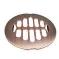 thumbnail image 5 of Westbrass D3198-11 4-1/4" OD Brass Snap-in Shower Drain Cover, Antique Copper, 5 of 5