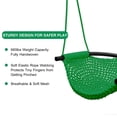 thumbnail image 5 of RedSwing 2 Pack Toddler Swing Seat for Kids with Heavy-Duty Adjustable Ropes, Hand-Knitting Secure Children Swing Set for Indoor Porch, Outdoor Playground, Backyard, Tree, Green, 5 of 7
