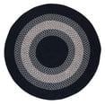 thumbnail image 1 of Colonial Mills NG59R108X108 9 ft. North Ridge Round Braided Rug, Navy, 1 of 1
