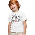 thumbnail image 3 of Christmas Team Rudolph Unisex Youth T Shirt, 3 of 5