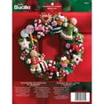thumbnail image 2 of Bucilla Felt Wreath Applique Kit 15" Round-Cookies & Candy, 2 of 2