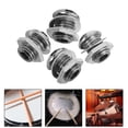thumbnail image 3 of Miangastore 4 Pcs Vis de Trou de Ventilation de Tambour avec Rondelle pour Évent de Caisse Tambour Pièces de Rechange pour Instruments de Percussion Évent de Tambour avec Joint Pièces de Caisse Basse, 3 of 8