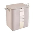 thumbnail image 1 of Large Capacity Clothes and Quilt Storage Bag, Foldable Moisture Proof PVC Organizer for Closet and Moving, 1 of 2