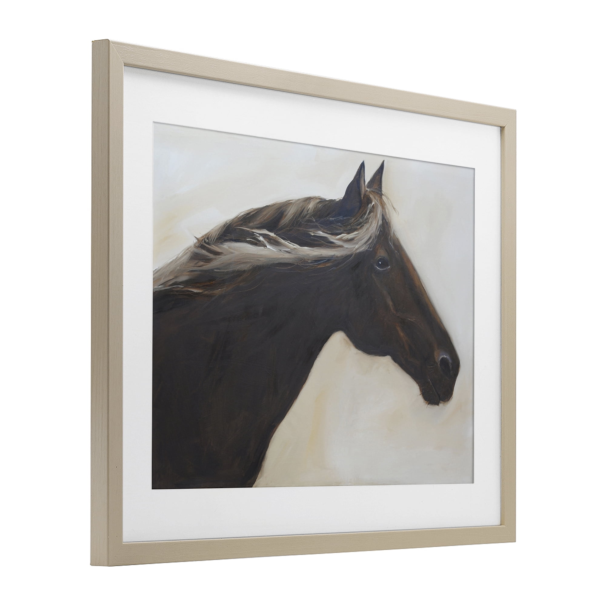 Stupell Industries The Mare In Profile Birch Framed Print Under Glass, design by Jadei Graphics