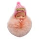 thumbnail image 1 of Guardurnaity LLavero colgante de peluche para bebé, llavero de moda, decoración, monedero, mochila, bolso, llavero colgante, artesanía bonita Ropa, zapatos y accesorios Miscelánea Rosado, 1 of 6