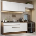thumbnail image 2 of Cocina Integral MADESA Glamy 260cm Marrón/Blanco, 2 of 5