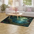 thumbnail image 4 of Forest Soft Comfy Area Rugs Carpet Suitable for Living Room Kitchen Bedroom Laundry Room Home Decorations 63"x 79", 4 of 7