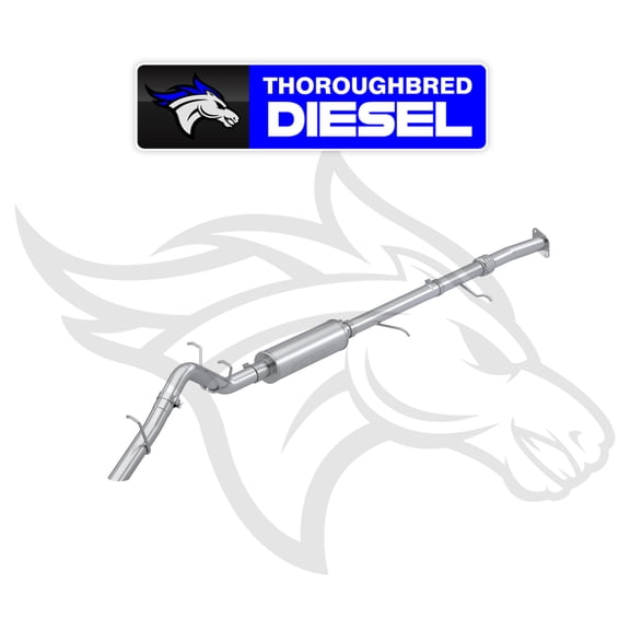 MBRP 3" Turn Down Exhaust for 23-24 Chevy Colorado GMC Canyon 2.7L 304 Stainless