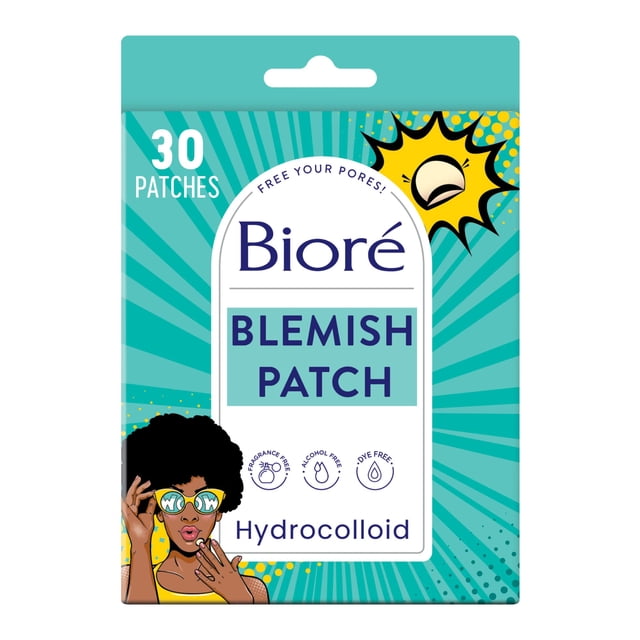 Parche Pimple Patches Biore Cover & Conquer Blemish, 30 unidades