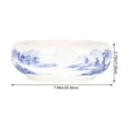 thumbnail image 2 of HLONK Blue and White Plant Pot Porcelain Dish Hydroponic Pots, 2 of 8