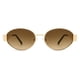 thumbnail image 4 of Gafas de sol SOJOS Retro Ovaladas Doradas/Lentes degradadas marrón UV400 para mujer, 4 of 7