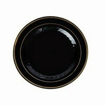 Fineline Settings 507-BKG Black & Gold Round Salad Plate