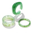thumbnail image 1 of Resin Rings Vintage Casual 3PCS Simple Open Finger Rings Thin Rings Chunky Rings, 1 of 9