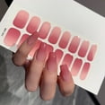 thumbnail image 3 of 16 Sheets Nail Polish Stickers Full Nail Wraps Stick on Nail Polish Strips Self Adhesive Gel Nail Strips Fingernails Sticker Nails (Stylish Style), 3 of 5
