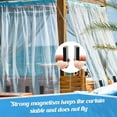 thumbnail image 6 of 16 Pieces Outdoor Curtain Weights Waterproof Magnetic Drapery Weights for Home Decor Bathroom, Shower, Liner, Flags Tablecloth to Stop Wind (Black), 6 of 12