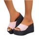 thumbnail image 4 of Amzcrzy Zapatos de mujer,Zapatos de mujer,Zapatillas de mujer, Sandalias de playa transpirables con tacón Matsu, suela gruesa y tacón inclinado para mujer Sandalias Mujer Zapatillas De Casa, 4 of 7