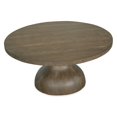 thumbnail image 6 of Magnussen Home Bosley Lt. Brown Porpoise Round Cocktail Table, 6 of 6