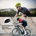 thumbnail image 4 of Sistema de protección para casco de bicicleta, tira reflectante impermeable que garantiza una alta visibilidad en todas las condiciones, para cascos de bicicleta de ajuste universal, 4 of 7