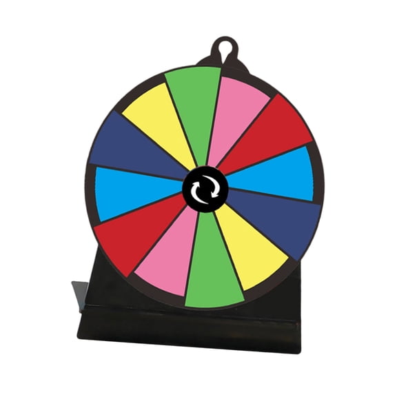 Tabletop Prize Turntable Wheel Prize Game Turntable Lucky Draws Roulette Wheel