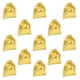 thumbnail image 4 of WAXIAYUZ Gold Mini Drawstring Bags 100pcs Wedding Party Favor Gift Candy Pouches 12X9CM, 4 of 7