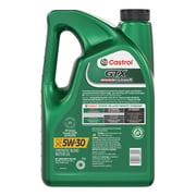 Castrol GTX High Mileage 5W-30 Synthetic Blend Motor Oil, 5 Quarts