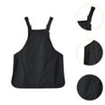 thumbnail image 6 of FashionCha Artist Apron Household Cooking Apron Multipurpose Simple Catering Workwear Apron Black, 6 of 9