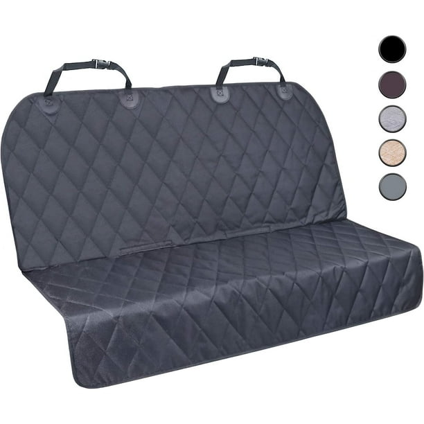 Fundas para asientos de coche para perros Apuakthei, protector impermeable para asientos traseros de mascotas para coches y SUV, tamaño pequeño, color negro