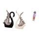 thumbnail image 5 of Elegante colección de esculturas de cerámica de cisne y geisha para estanterías, aniversarios, chimeneas, dormitorios, casas de muñecas, adornos de, 5 of 8