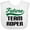 AA-White, variant on Inktastic Future Team Roper Boys Baby Bib
