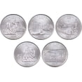 thumbnail image 1 of 2005 D State Quarter 5 Coin Set BU Uncirculated Mint State 25c Collectible, 1 of 2
