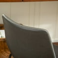 thumbnail image 2 of Roundhill Furniture Lotusville Antique Wood Finished Dining Set: Table and Four Chairs, Grey, 2 of 10