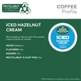 thumbnail image 3 of ICED Hazelnut Cream, Single Serve Keurig K-Cup Pods, Flavored Iced Coffee, 96 Count, 3 of 19