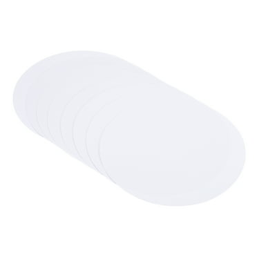 Uxcell 5.9-inch Round Cardboard Paper, 40 Pcs 200gsm Thick Blank Disc Circles Slices White