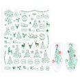 thumbnail image 4 of Christmas Nail Sticker DIY Fashion Snowflake Nail Decal Adhesive Nail Decal, 4 of 6
