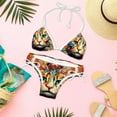 thumbnail image 6 of Retro Cat Adjustable Strap Detachable Sponge Bikini Set - Two-Pack, for Beach and Pool Parties, 6 of 6